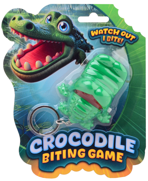 Krokodil bijt spel op kaart 25058
