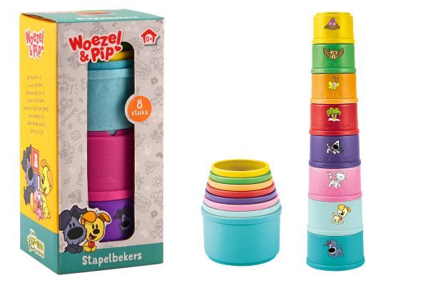 Woezel en pip stapelbekers 30054