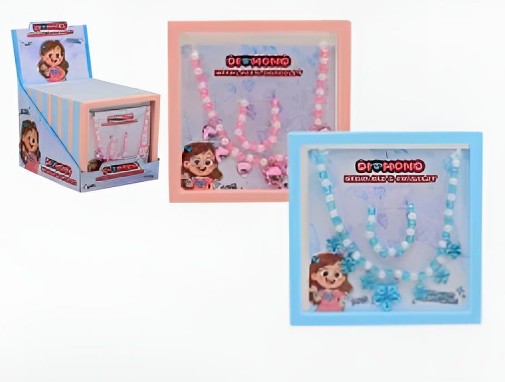 12 Parel ketting en armband 27747