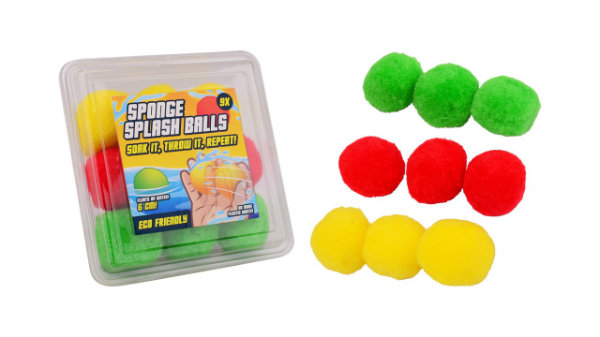 9 aqua fun spons splash ballen 29660