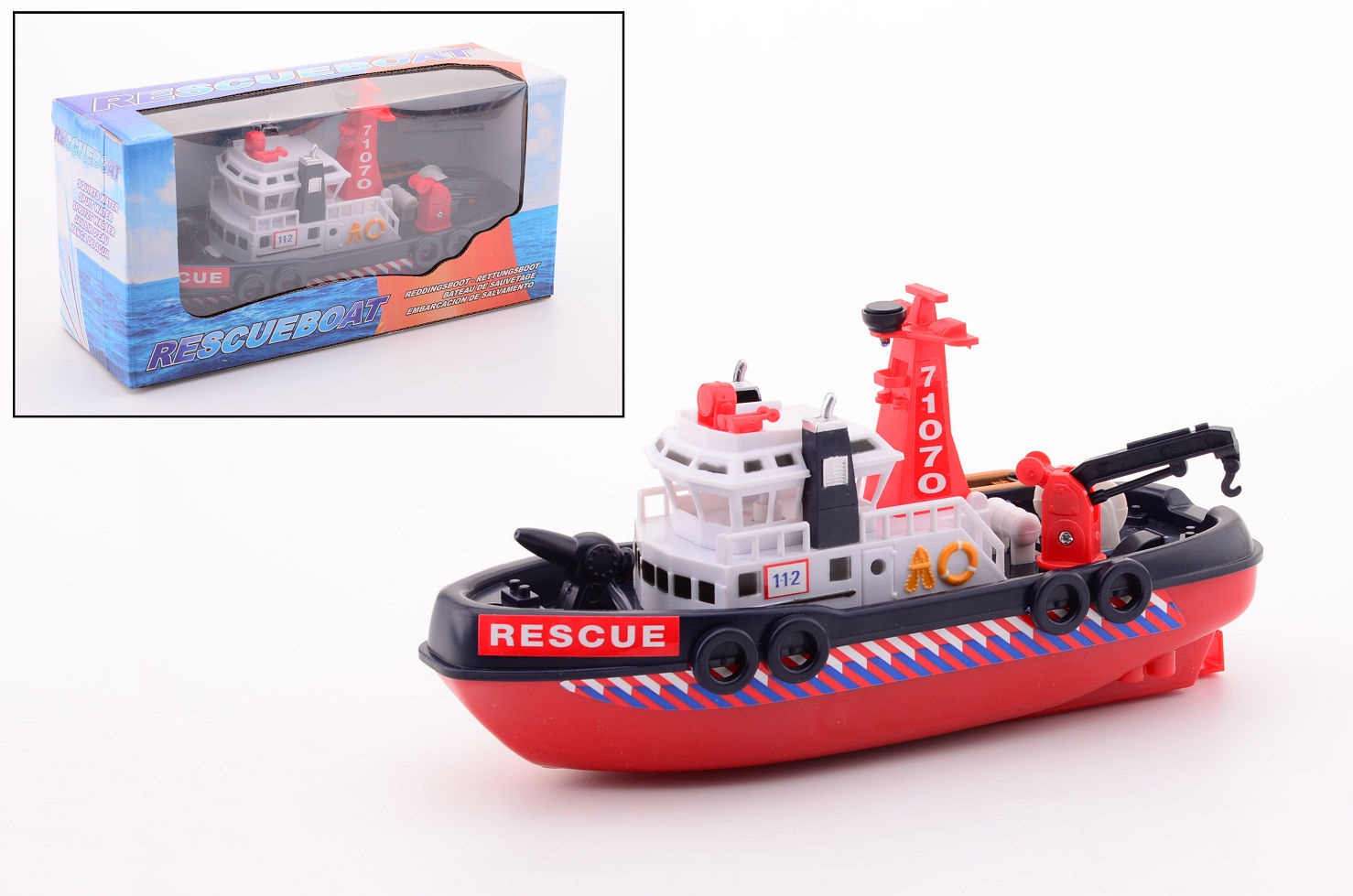 Reddingsboot in doos 30Cm 26269