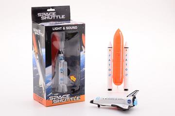 Space shuttle met licht en geluid 26027
