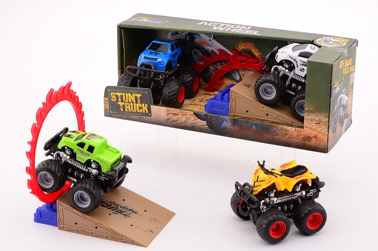 Off-road stunt racers in doos 26028