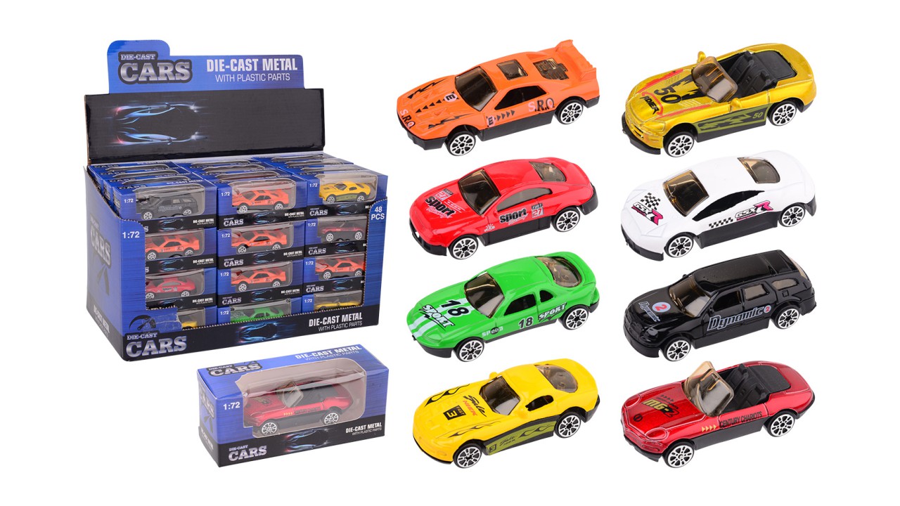 48 Super Cars die-cast auto in ds 26956