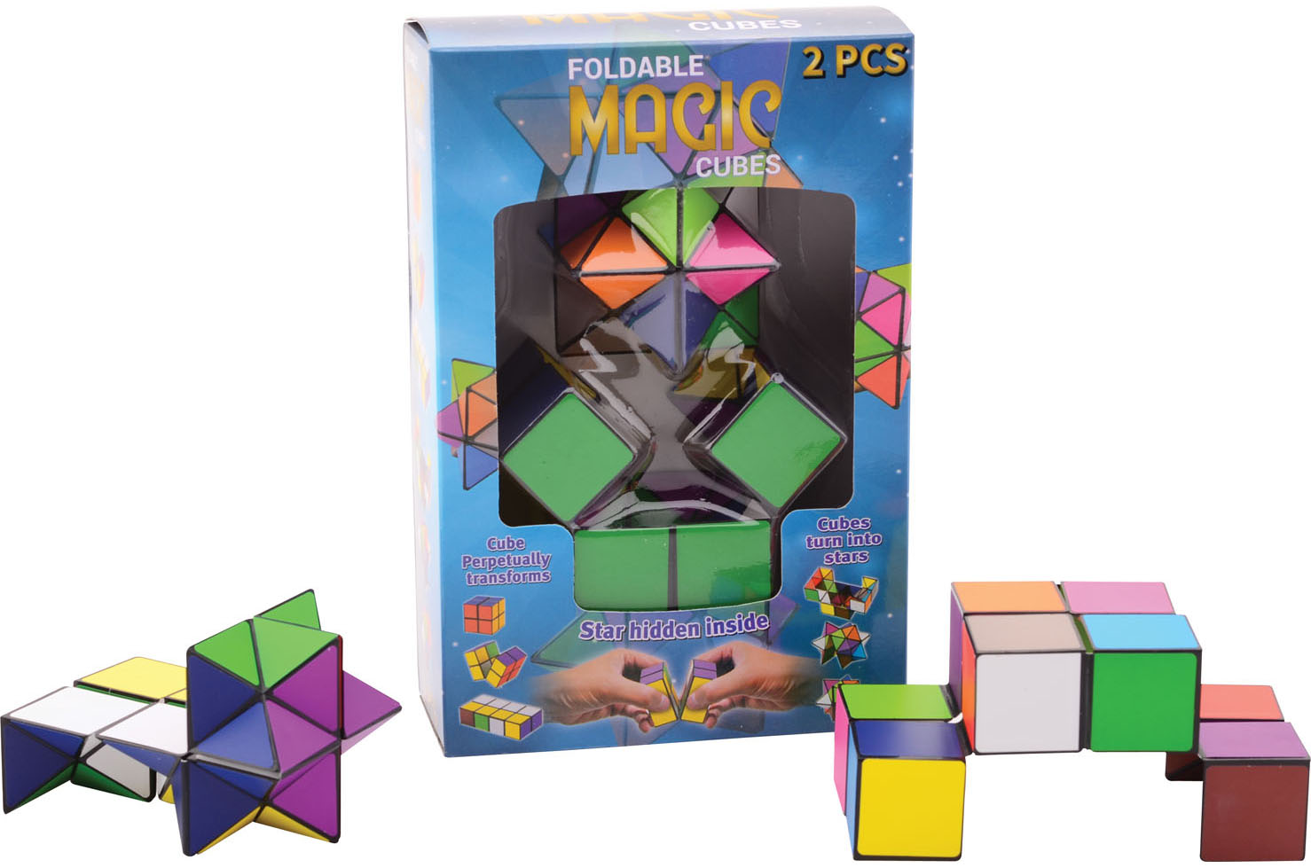 Vouwbare magische kubus 25030