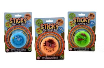 Sticky stretch bal dino op kaart 24345