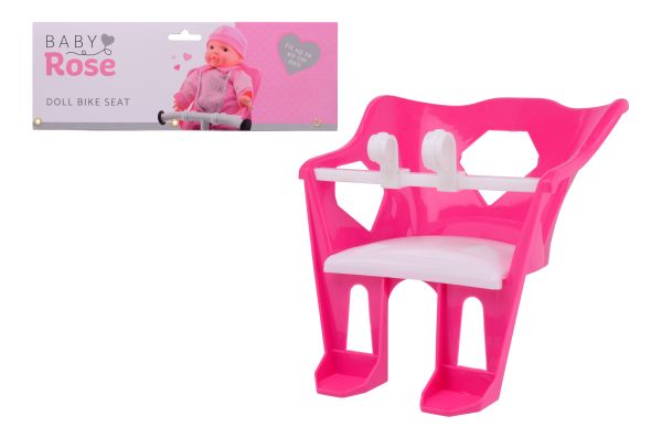 Baby rose poppen fietsstoel 27614