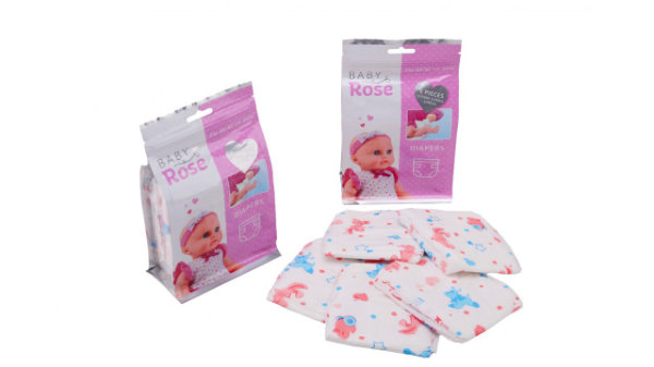 Baby rose 5 luiers in zak 27659