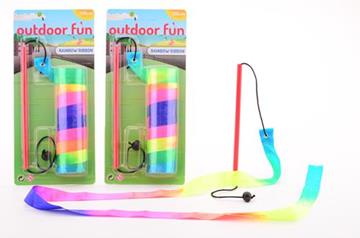 Outdoor fun rainbow ribbon 29532