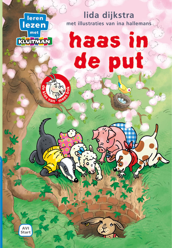 De klas van mees bok.haas in de put