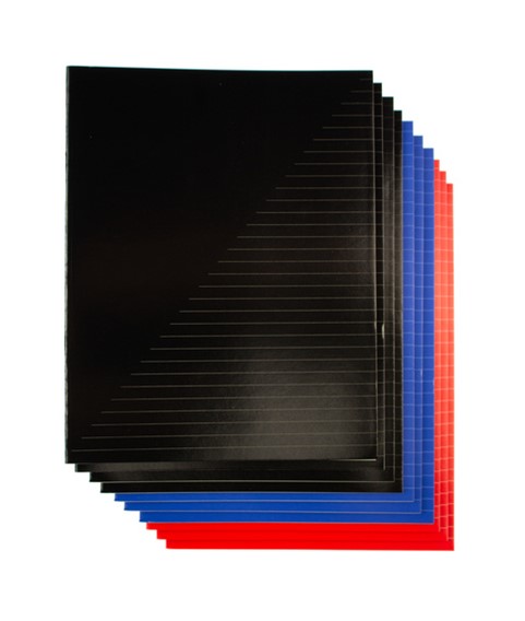 10 schriften 80 blz lijn A5 basic 58300