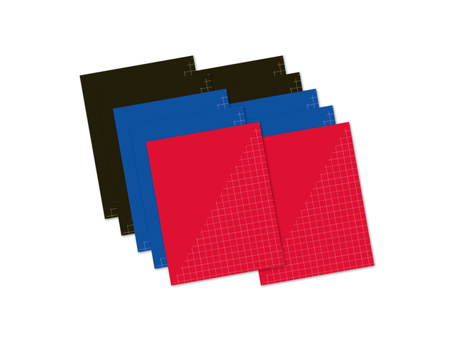 10 schriften 80 blz ruit 10mm A5 basic