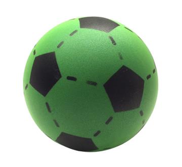 Foam voetbal groen 20 cm.