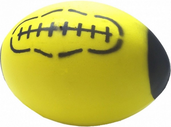 Foam rugby bal geel 24.5*18 cm