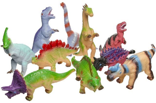 12 Dino 26cm 9 assorti in display 2863