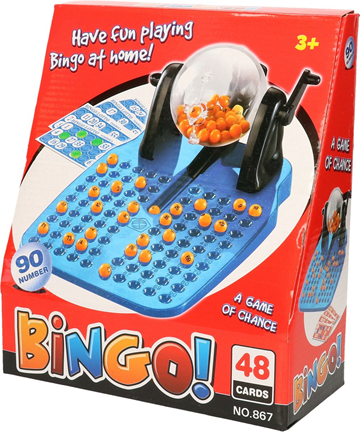 Bingo spel compleet met 48 kaarten 7072