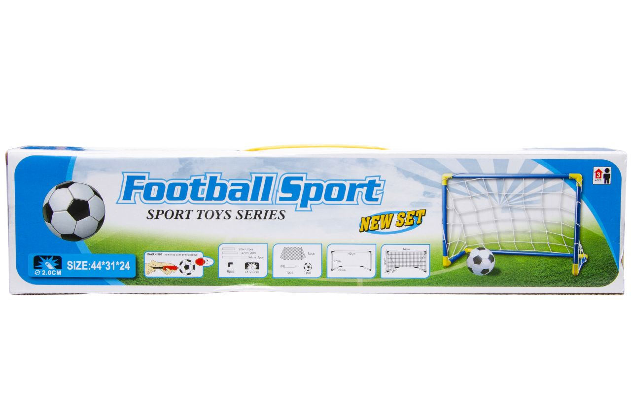 Voetbaldoel met bal en pomp 5061