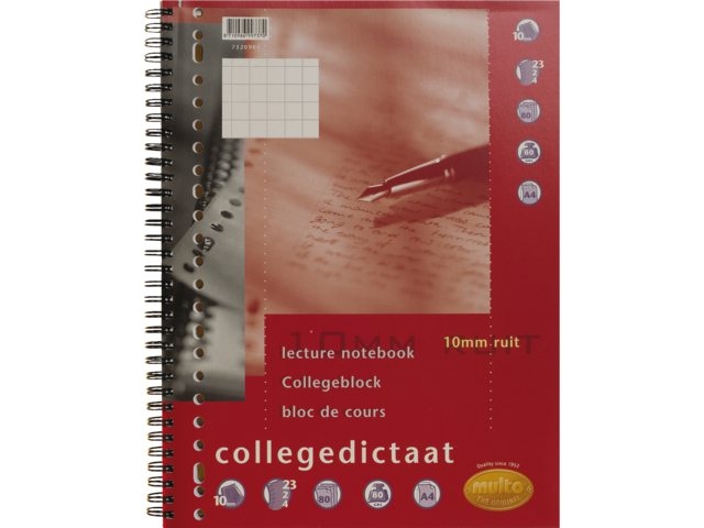 Multo collegeblok 23 gaats ruit 10mm