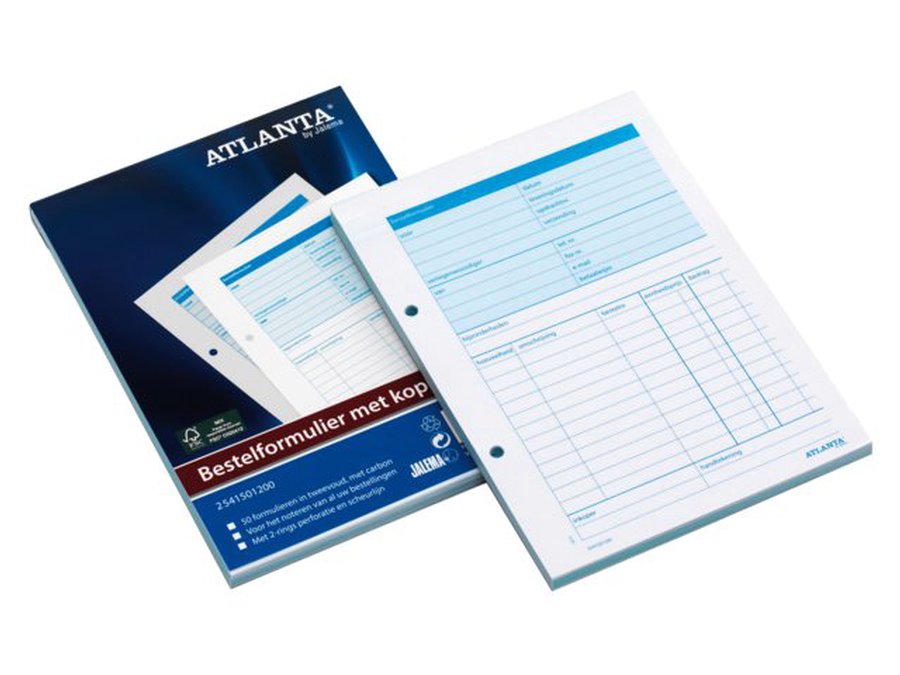 Atlanta bestelform. blok A5 A5415-012