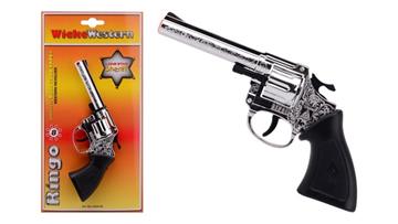 8 Schots pistool Ringo chrome 0434-09