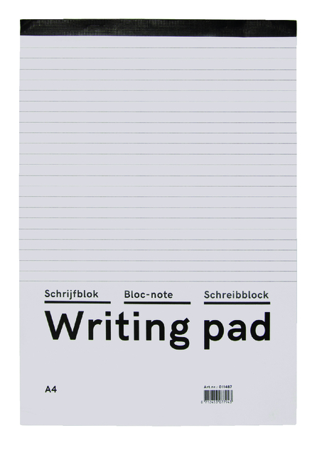 10 Schrijfblok A4 60 gram gelineerd