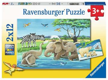 Ravensburger puzzel 2x12 stukjes 050956