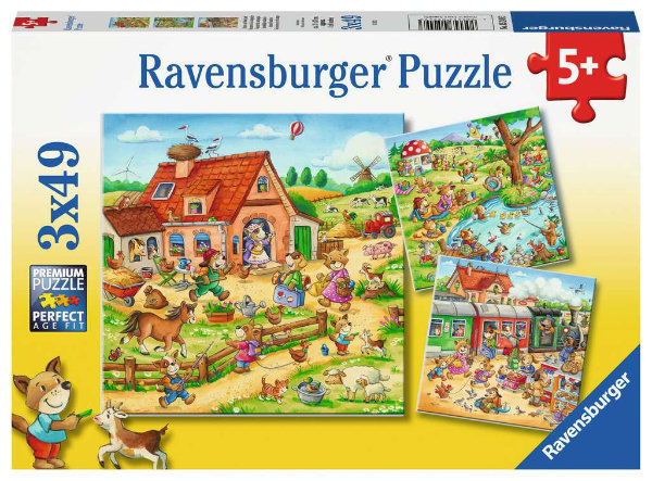 Ravensburger puzzel 3x49 stukjes 052493