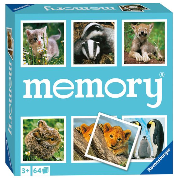 Ravensburger animal babies memory 208791