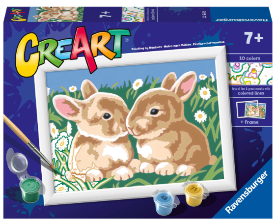 Ravensb.schilderen Fluffy Bunnies 235636