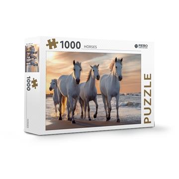 Rebo puzzel 1.000 st. Horses 908164