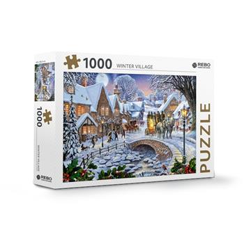 Rebo puzzel 1.000 st. Winter village