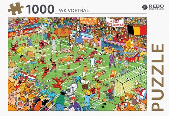 Rebo puzzel 1.000 st. WK voetbal