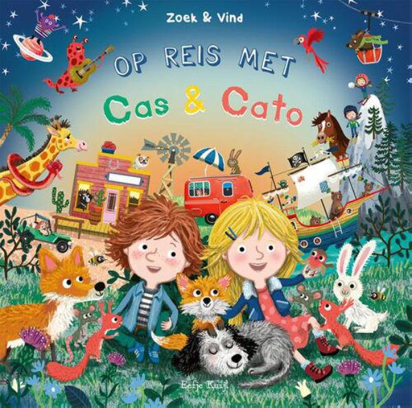 Rebo boek op reis met Cas en Cato