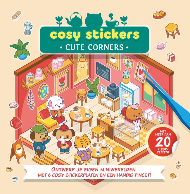 Cozy stickers en colouring cozy creation