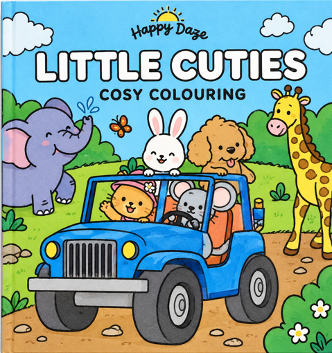 Little cuties happy days Cosy colouring