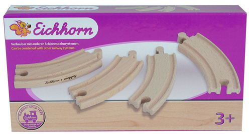 Eichhorn korte gebogen rails 4 dlg. 1410