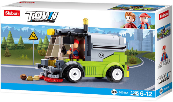 Sluban veegwagen B0781A