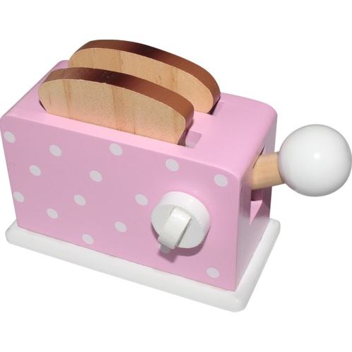 Broodrooster pink polkadot 37185