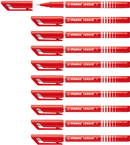 10 Stabilo finel. sensor F rood 189/40