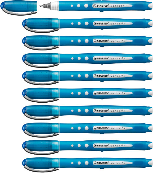 10 Stabilo Worker bl.schrijvend 2019/41