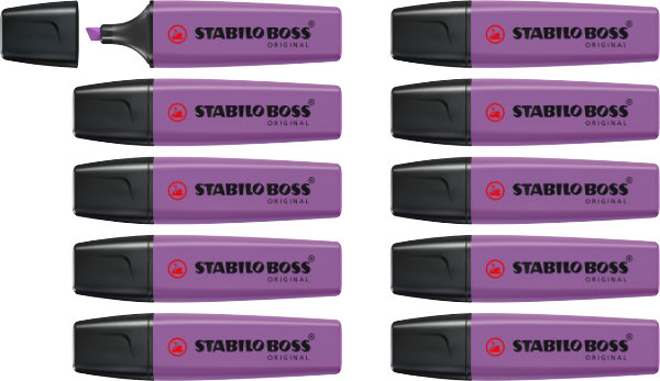 10 Stabilo accentueer stiften 70/55 Lave