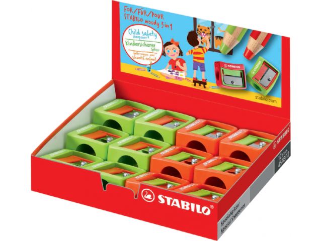 12 stabilo Woody puntenslijper 4548/12