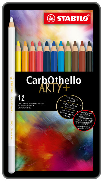 Stabilo 12 CarbOthello pastelpotl.1412-6
