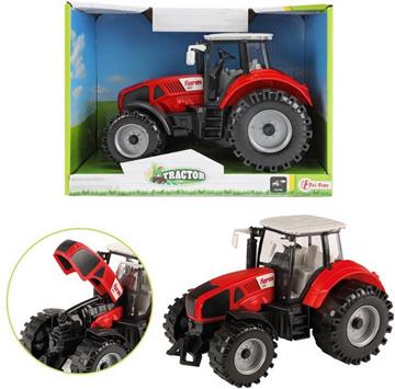 Tractor 20 cm frictie rood 28510A