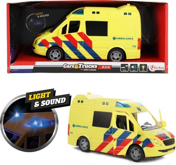 Cars trucks Ambulance frictie 23126A