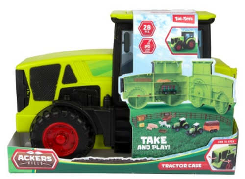 Speelset 33 dlg. in tractorkoffer 28120A