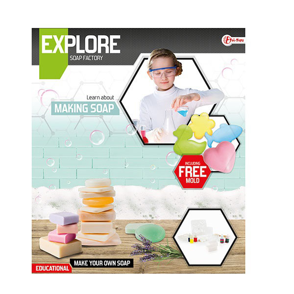 Explore wetenschap set-maak zeep 35907A