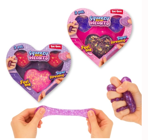 3 knijphartjes glitter 00159Z