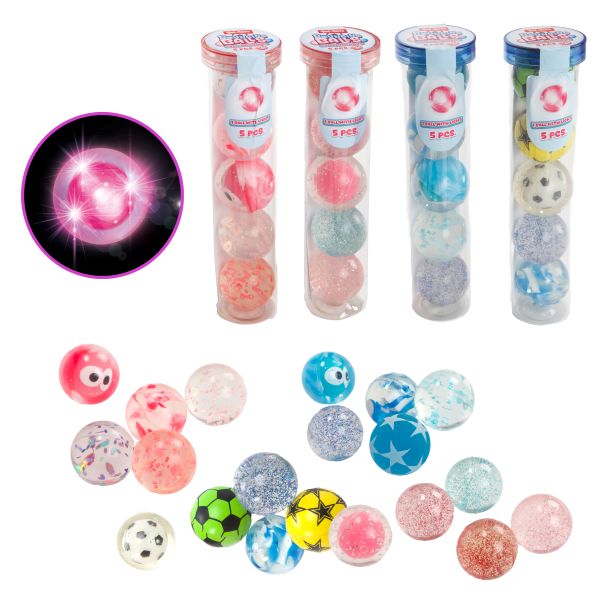 5 stuiterballen in koker 36111Z