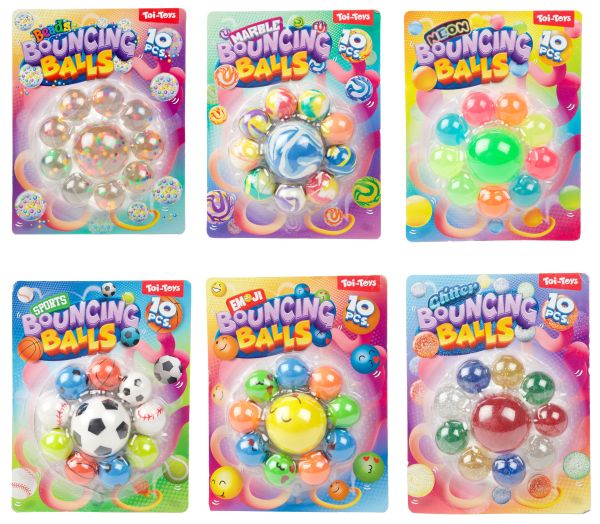 12 kaarten met 10 stuiterballen 42522Z